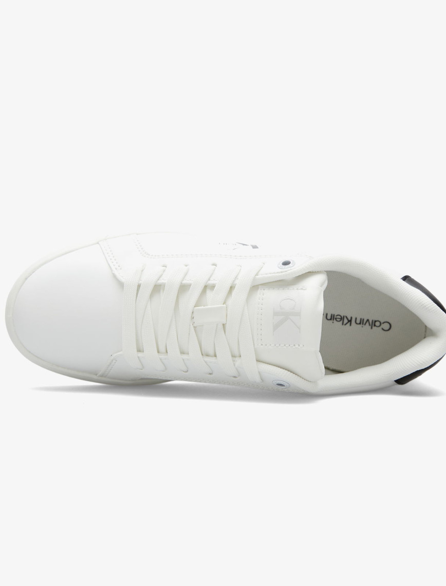 Calvin Klein Classic Cupsole Mono Kadın Beyaz Sneaker Calvin Klein Classic Cupsole Mono Kadın Beyaz Sneaker