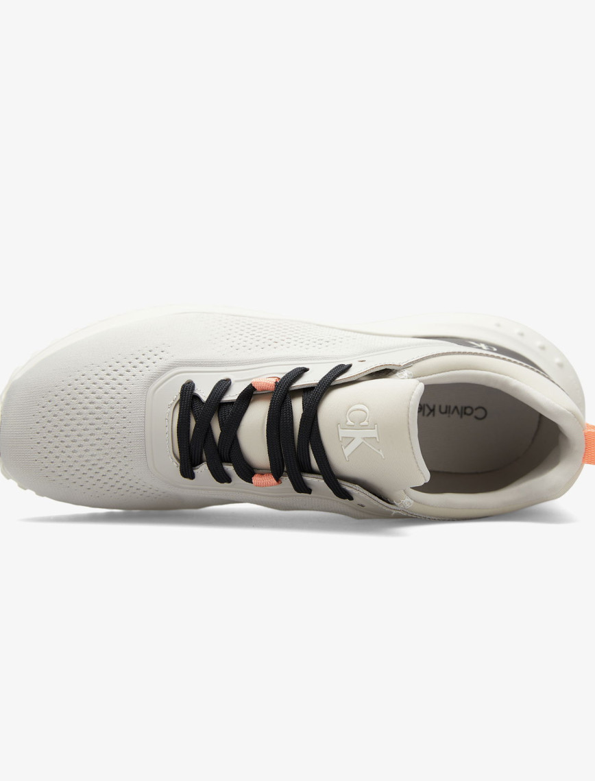 Calvin Klein Eva Runner Sock Tech Mix Kadın Gri Sneaker