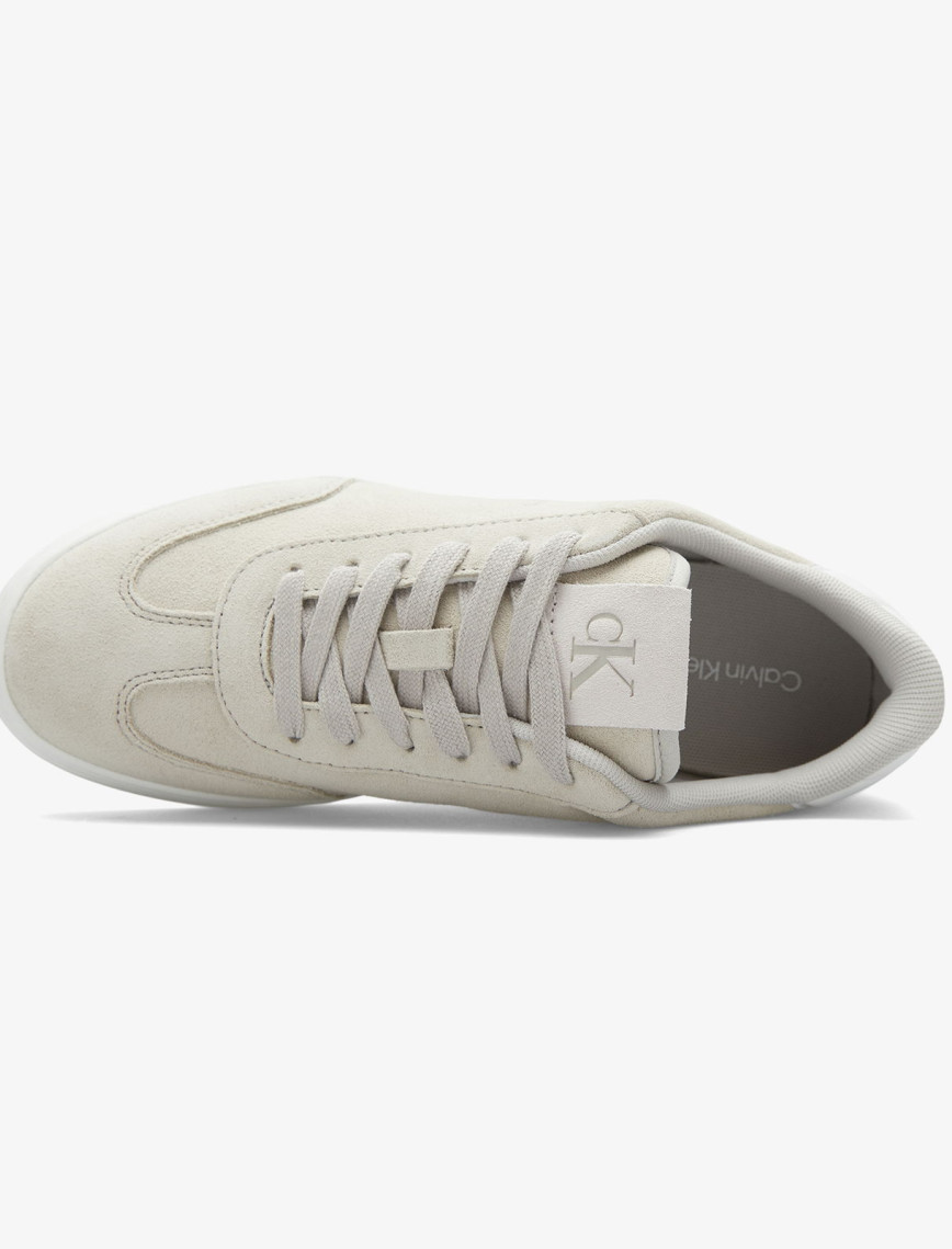 Calvin Klein Classic Cupsole Mix In Kadın Gri Sneaker