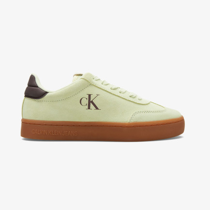 Calvin Klein Classic Cupsole Mix In Kadın Yeşil Sneaker