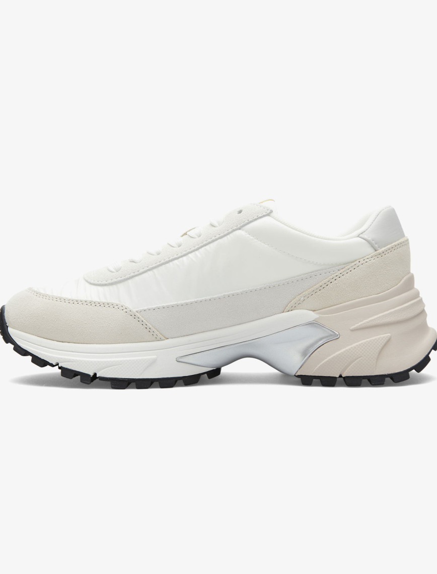 Calvin Klein Hike Runner Mg Nylon Kadın Beyaz Sneaker