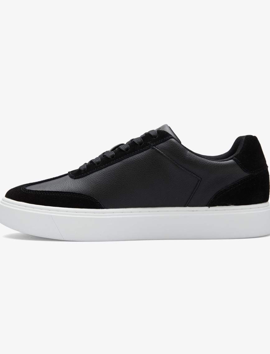 Calvin Klein Classic Cupsole Lace Up Erkek Siyah Sneaker Calvin Klein Classic Cupsole Lace Up Erkek Siyah Sneaker