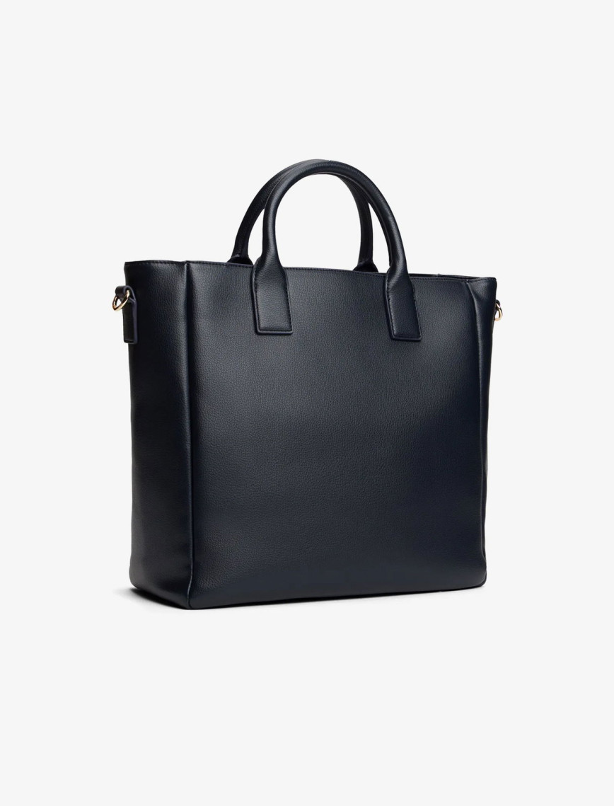 Tommy Hilfiger Casual Mini Tote Kadın Mavi El Çantası Tommy Hilfiger Casual Mini Tote Kadın Mavi El Çantası