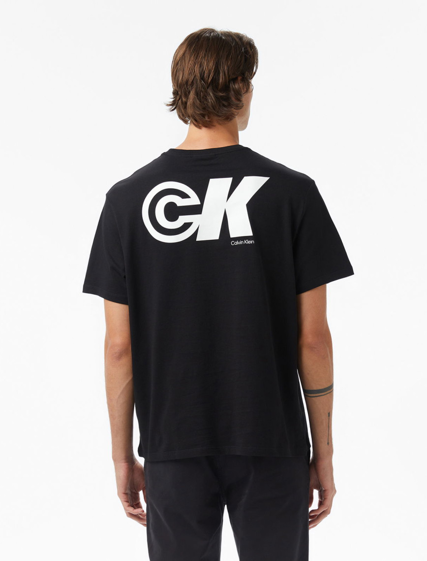 Calvin Klein Sport Logo Graphic Erkek Siyah T-Shirt Calvin Klein Sport Logo Graphic Erkek Siyah T-Shirt
