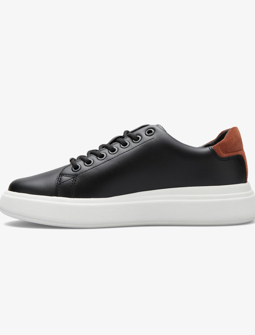 Calvin Klein Cupsole Lace Up Kadın Siyah Sneaker Calvin Klein Cupsole Lace Up Kadın Siyah Sneaker