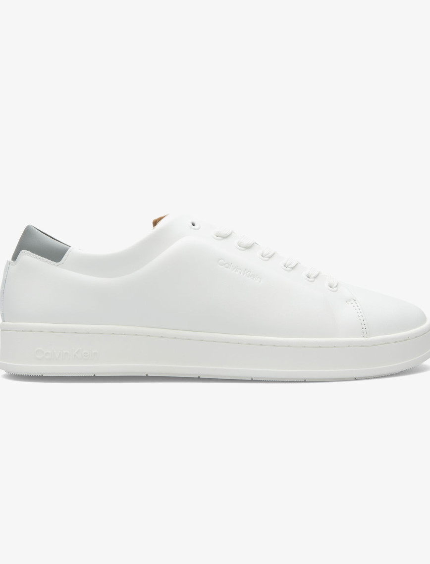 Calvin Klein Pure Low Lace Up Cupsole Erkek Beyaz Sneaker Calvin Klein Pure Low Lace Up Cupsole Erkek Beyaz Sneaker