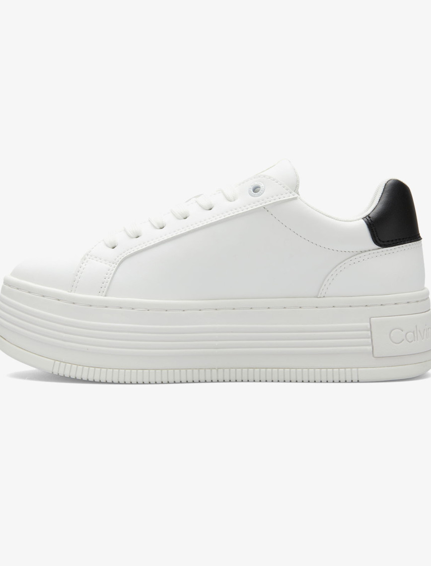Calvin Klein Bold Flat Low Lace Kadın Beyaz Sneaker Calvin Klein Bold Flat Low Lace Kadın Beyaz Sneaker