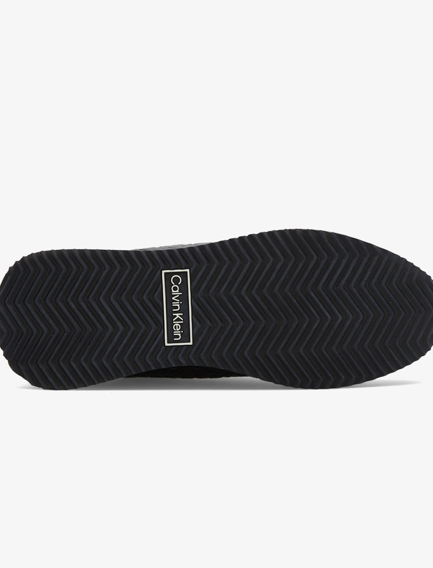 Calvin Klein Runner Lace Up Mono Kadın Siyah Sneaker Calvin Klein Runner Lace Up Mono Kadın Siyah Sneaker