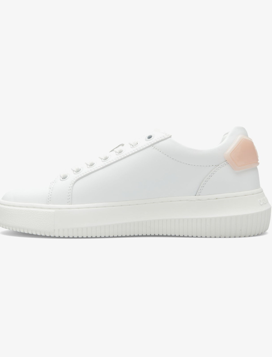 Calvin Klein Chunky Cupsole Patch Kadın Beyaz Sneaker Calvin Klein Chunky Cupsole Patch Kadın Beyaz Sneaker