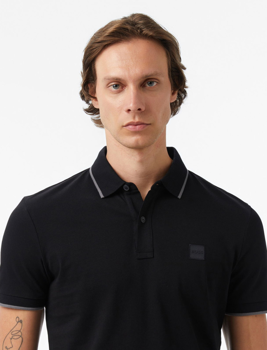 Boss Erkek Siyah Polo Boss Erkek Siyah Polo