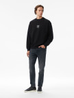 Hugo Dusplited Erkek Siyah Sweatshirt Hugo Dusplited Erkek Siyah Sweatshirt