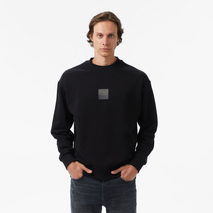 Hugo Dusplited Erkek Siyah Sweatshirt