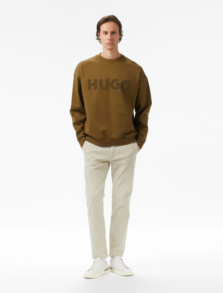 Hugo Dinex Erkek Haki Sweatshirt Hugo Dinex Erkek Haki Sweatshirt