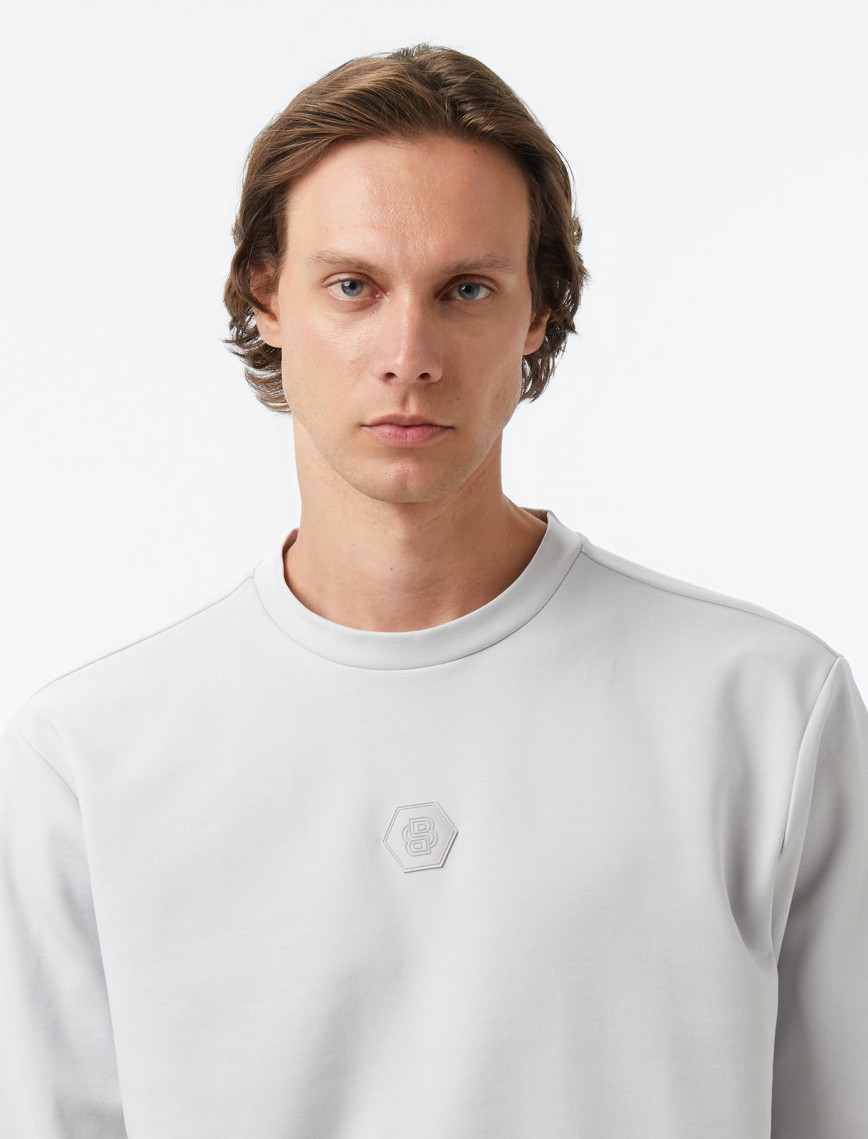 Boss Future Erkek Açık Gri Sweatshirt Boss Future Erkek Açık Gri Sweatshirt