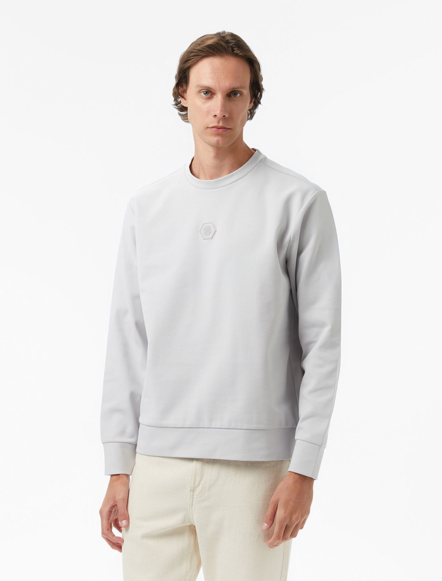 Boss Future Erkek Açık Gri Sweatshirt Boss Future Erkek Açık Gri Sweatshirt