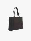 Calvin Klein Sculpted Slim Tote Kadın Siyah Çanta Calvin Klein Sculpted Slim Tote Kadın Siyah Çanta