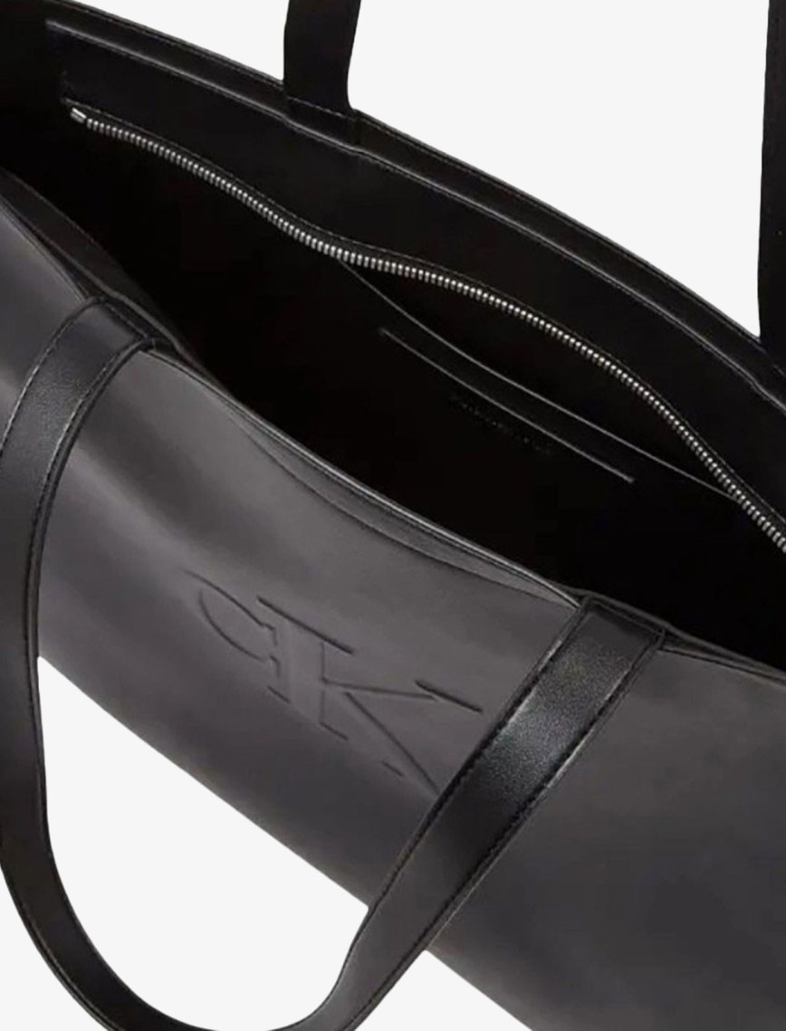 Calvin Klein Sculpted Slim Tote Kadın Siyah Çanta Calvin Klein Sculpted Slim Tote Kadın Siyah Çanta