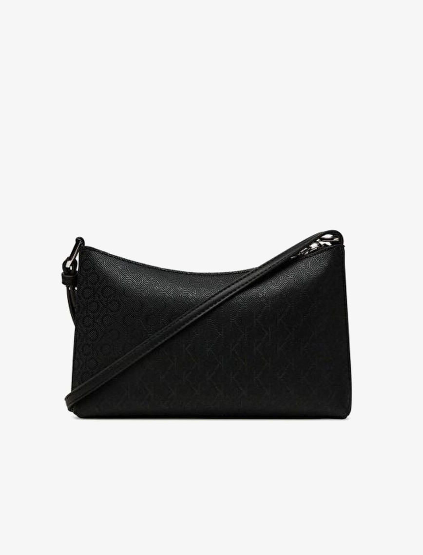 Calvin Klein Must Conv Logo Strap Kadın Siyah El Çantası Calvin Klein Must Conv Logo Strap Kadın Siyah El Çantası