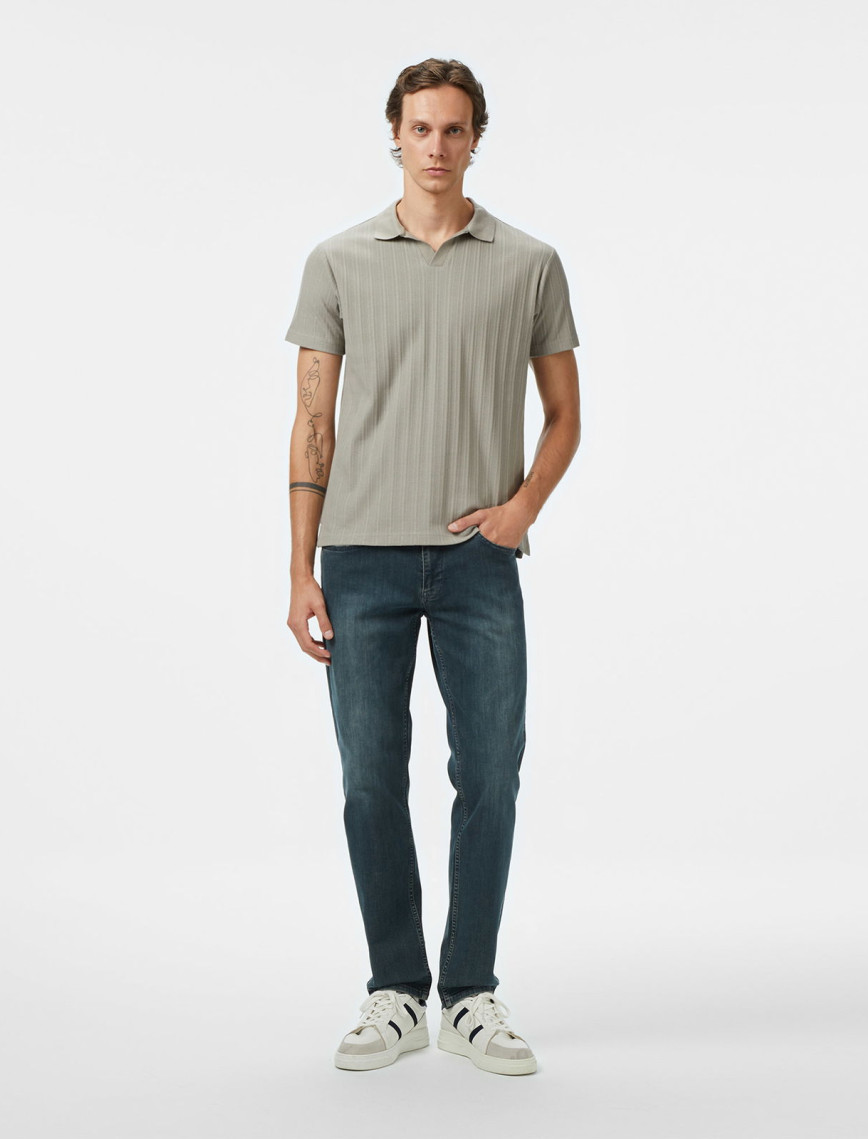 Nautica Erkek Yeşil Classic Fit Polo Yaka T-Shirt Nautica Erkek Yeşil Classic Fit Polo Yaka T-Shirt