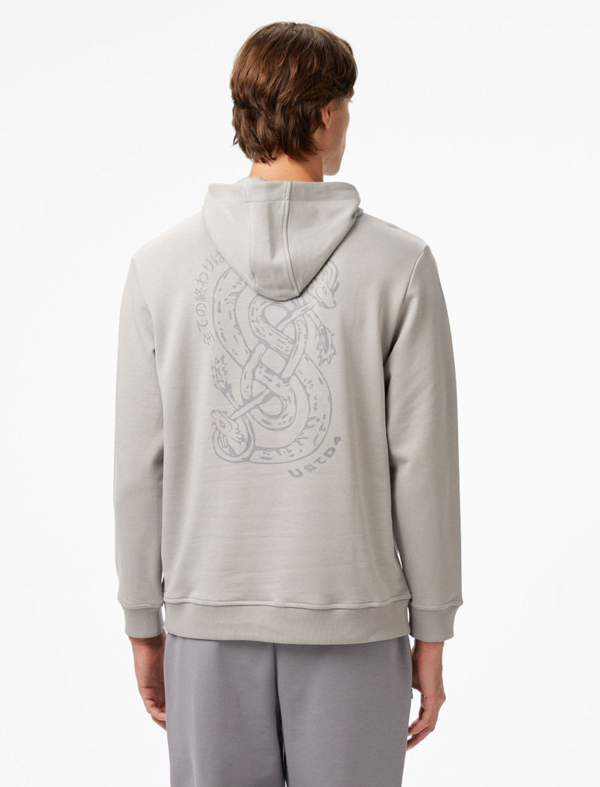 UNITED4 Erkek Gri Sweatshirt UNITED4 Erkek Gri Sweatshirt