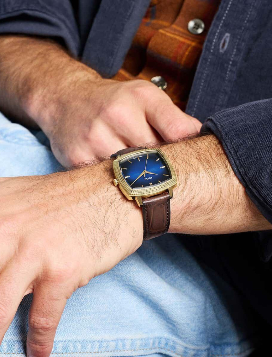 Fossil FLE1215 Nick Jonas x Fossil Machine Luxe Blue Vignette Kol Saati Fossil FLE1215 Nick Jonas x Fossil Machine Luxe Blue Vignette Kol Saati