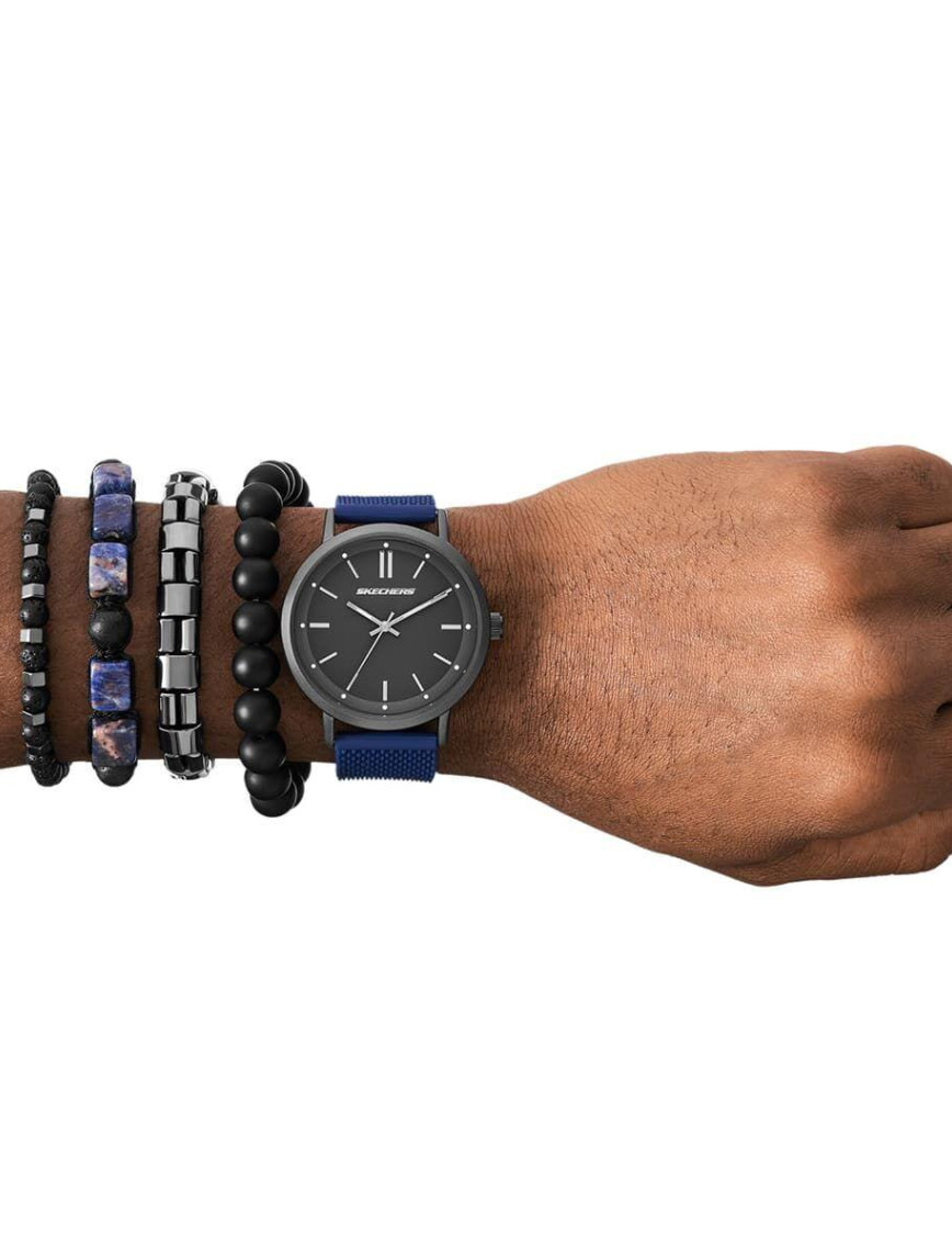 Skechers SR9123 Erkek Kol Saati ve Bileklik Seti Skechers SR9123 Erkek Kol Saati ve Bileklik Seti