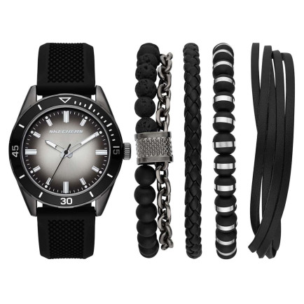 Skechers SR9124 Erkek Kol Saati ve Bileklik Seti Skechers SR9124 Erkek Kol Saati ve Bileklik Seti