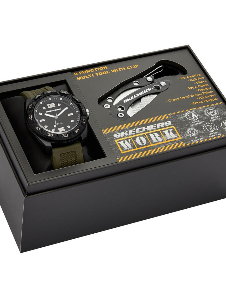 Skechers SR8502 Erkek Kol Saati ve Çok Amaçlı Alet Seti Skechers SR8502 Erkek Kol Saati ve Çok Amaçlı Alet Seti