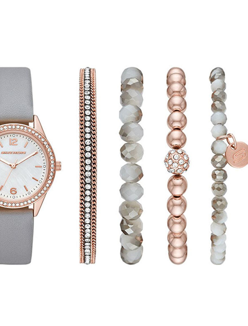 Skechers SR9056 Kadın Set Kol Saati ve Bileklik Skechers SR9056 Kadın Set Kol Saati ve Bileklik