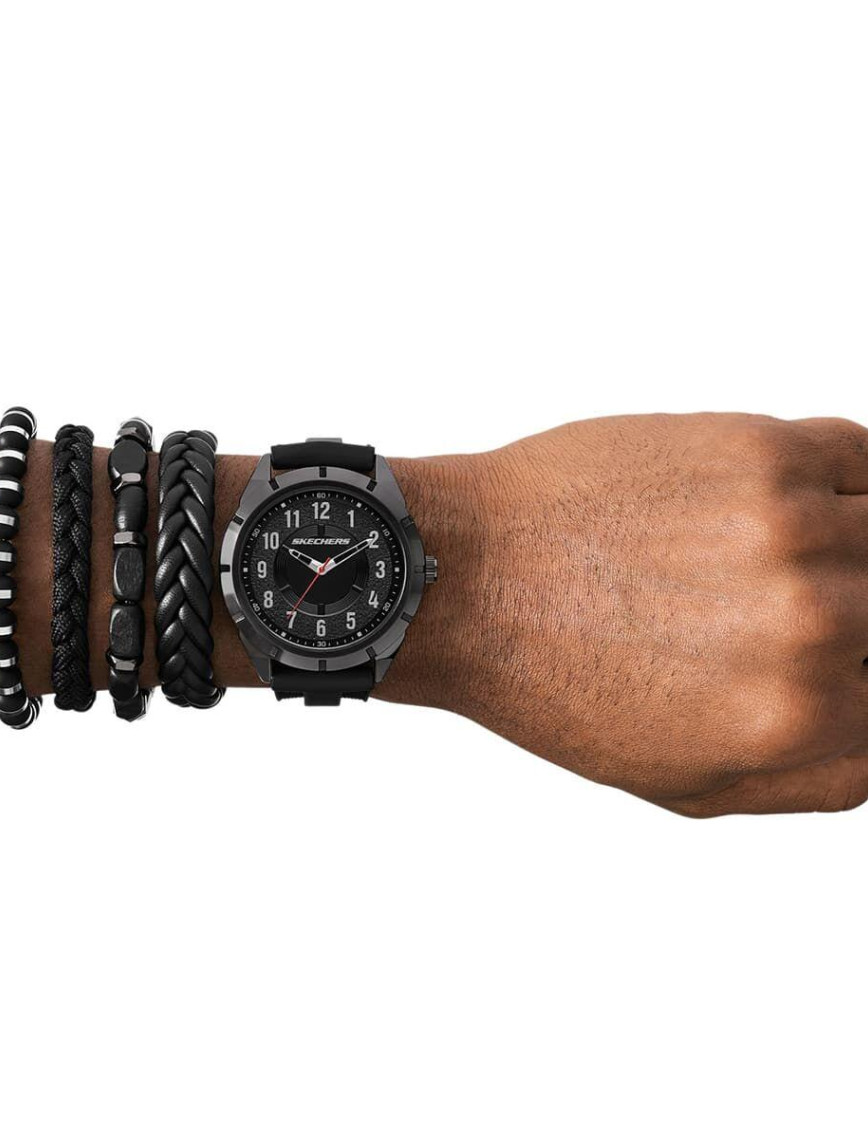 Skechers SR9120 Erkek Kol Saati ve Bileklik Seti Skechers SR9120 Erkek Kol Saati ve Bileklik Seti