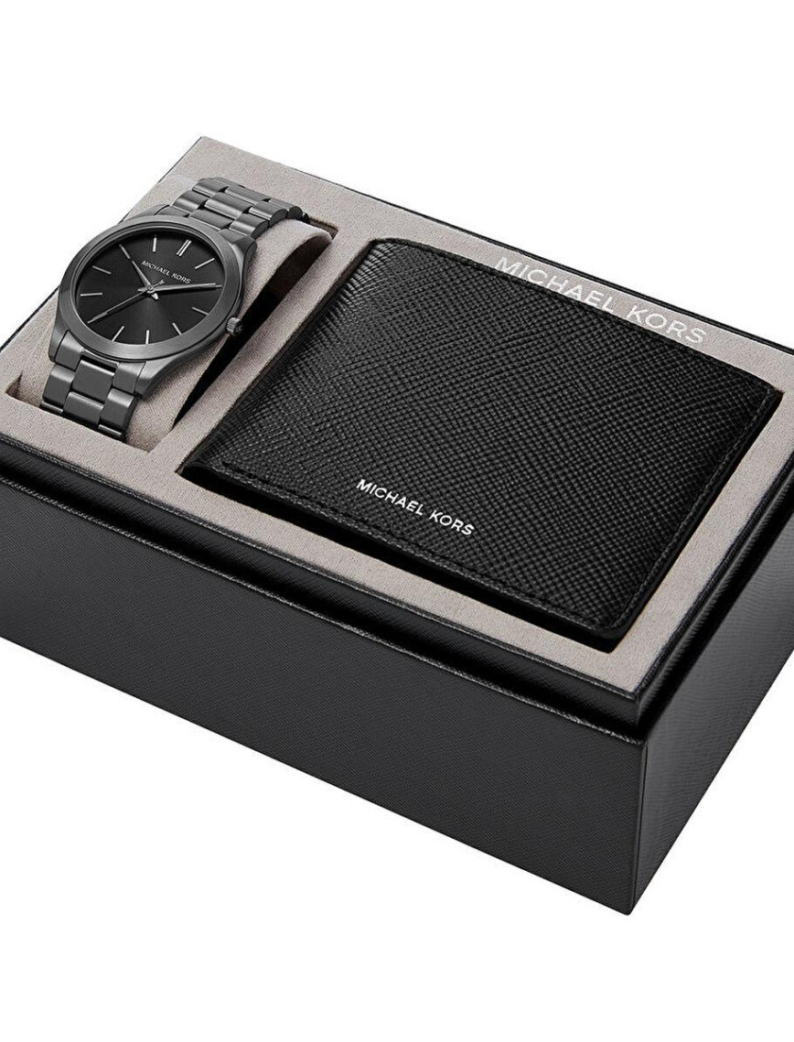 Michael Kors MK1044 Erkek Set Kol Saati ve Cüzdan Seti Michael Kors MK1044 Erkek Set Kol Saati ve Cüzdan Seti