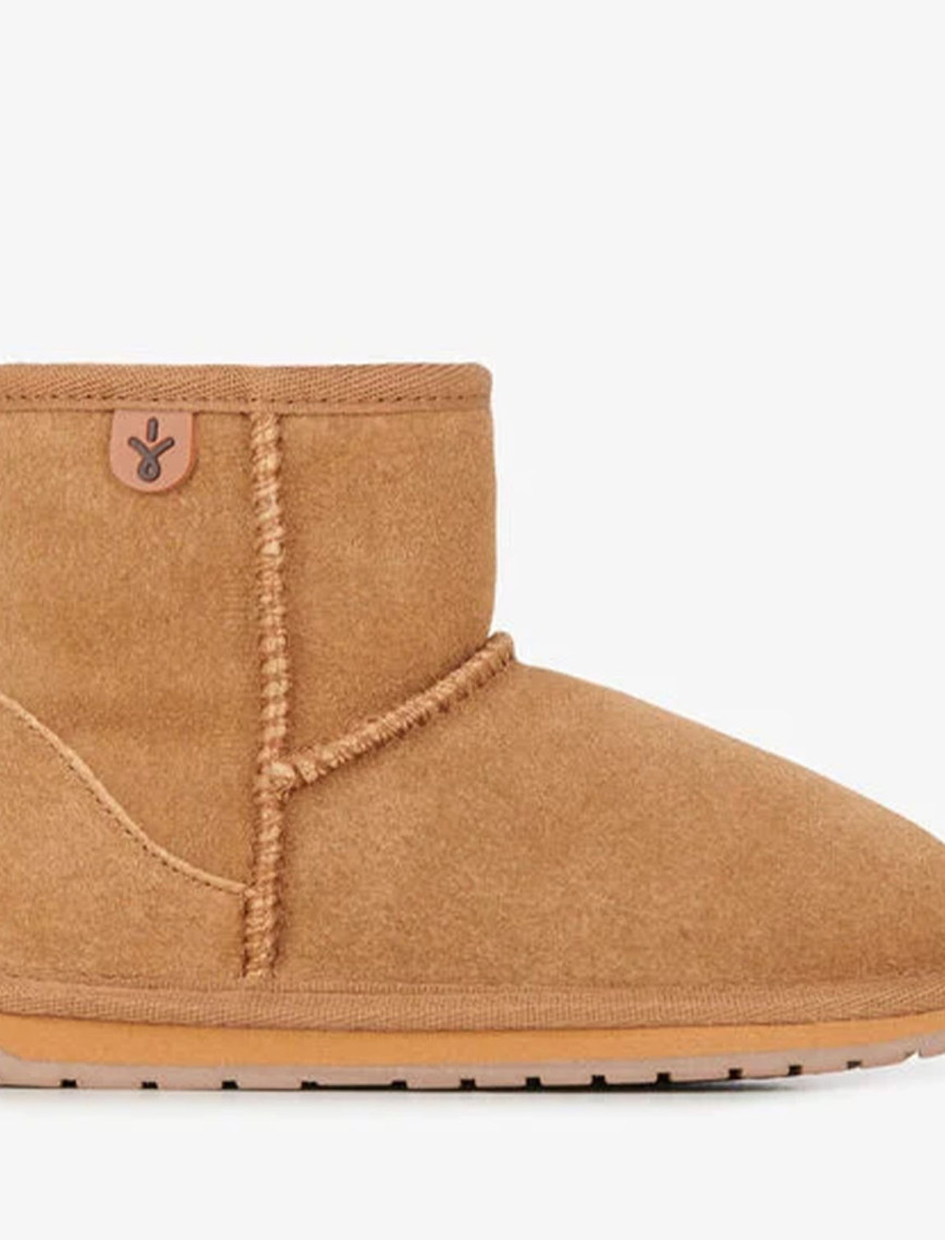 Emu Australia Wallaby Mini Unisex Çocuk Siyah Bot Emu Australia Wallaby Mini Unisex Çocuk Siyah Bot