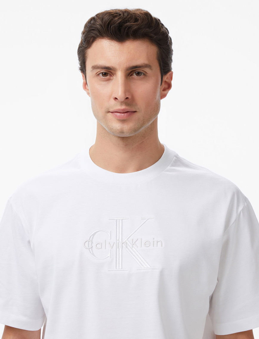 Calvin Klein Low Erkek Beyaz T-Shirt Calvin Klein Low Erkek Beyaz T-Shirt