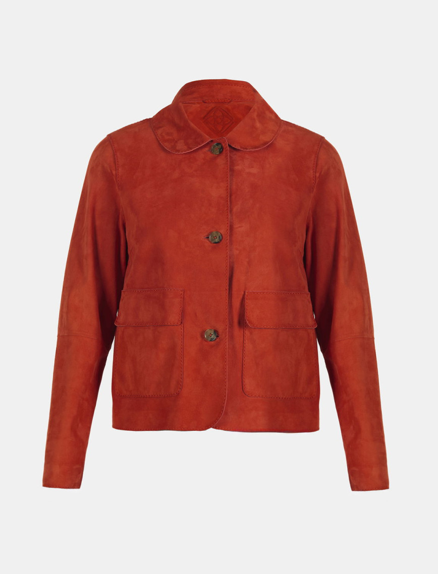 Limited Edition Kadın Kırmızı Süet Kısa Ceket Limited Edition Kadın Kırmızı Süet Kısa Ceket