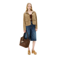 Limited Edition Kadın Vizon Süet Kısa Ceket Limited Edition Kadın Vizon Süet Kısa Ceket