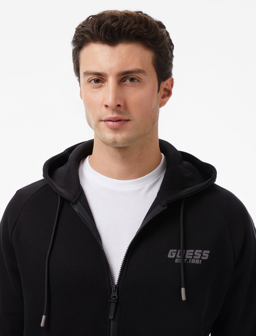 Guess Finlo Erkek Siyah Sweatshirt Guess Finlo Erkek Siyah Sweatshirt