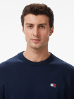 Tommy Jeans Regular Badge Erkek Mavi Sweatshirt Tommy Jeans Regular Badge Erkek Mavi Sweatshirt