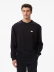 Calvin Klein Terry Badge Erkek Siyah Sweatshirt