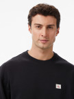Calvin Klein Terry Badge Erkek Siyah Sweatshirt