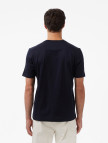Tommy Hilfiger Mercerised Cotton Erkek Mavi T-Shirt Tommy Hilfiger Mercerised Cotton Erkek Mavi T-Shirt