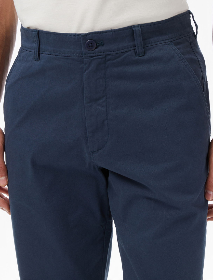 Calvin Klein Cotton Signature Slim Chino Erkek Mavi Pantolon Calvin Klein Cotton Signature Slim Chino Erkek Mavi Pantolon