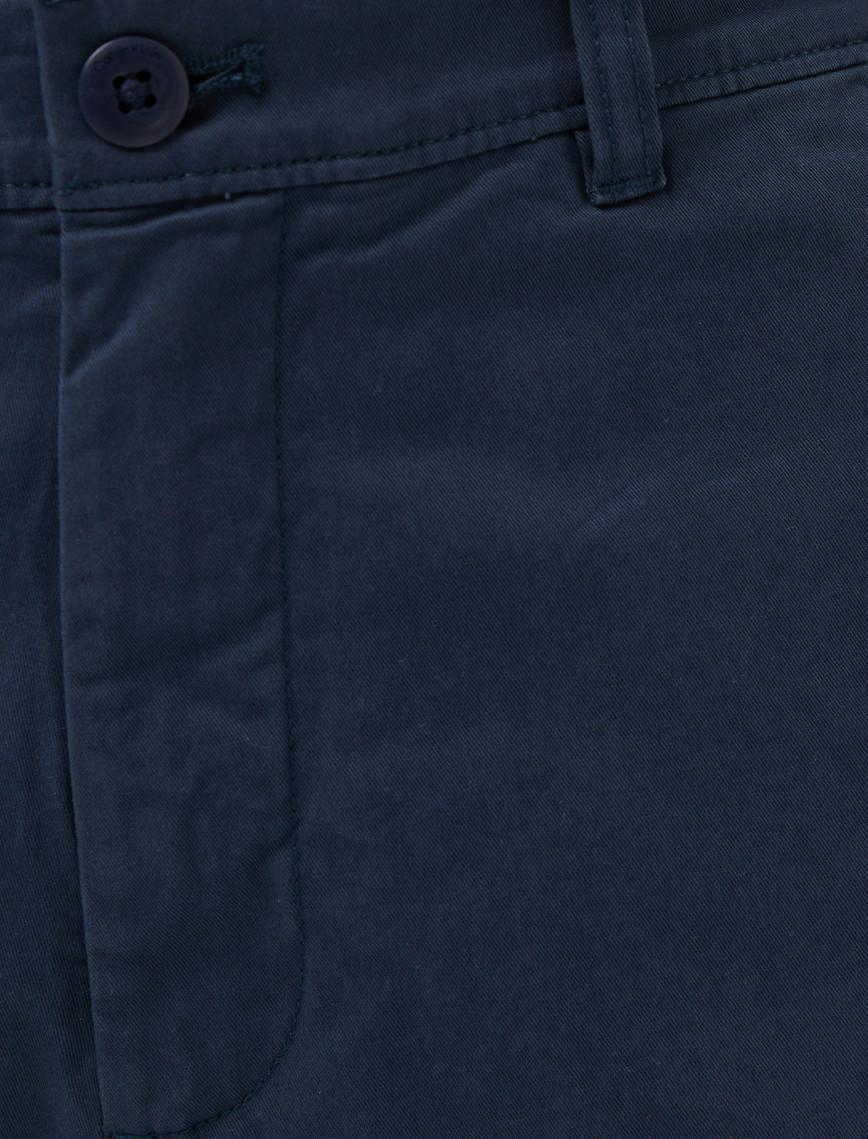 Calvin Klein Cotton Signature Slim Chino Erkek Mavi Pantolon Calvin Klein Cotton Signature Slim Chino Erkek Mavi Pantolon