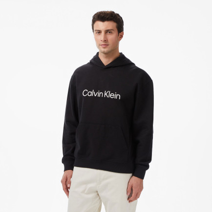 Calvin Klein Standard Logo Terry Erkek Siyah Sweatshirt Calvin Klein Standard Logo Terry Erkek Siyah Sweatshirt