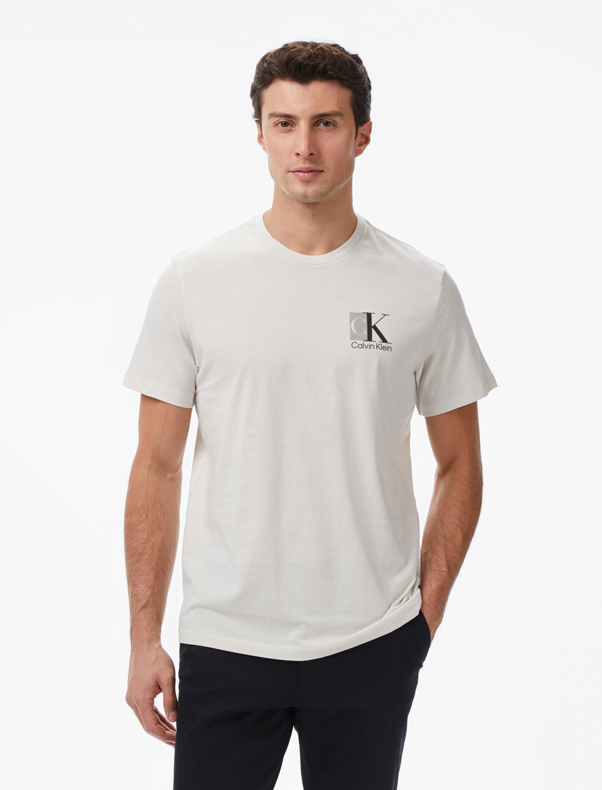 Calvin Klein Abstract Graphic Erkek Siyah T-Shirt Calvin Klein Abstract Graphic Erkek Siyah T-Shirt