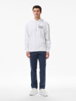 Calvin Klein Terry Graphic Erkek Beyaz Sweatshirt Calvin Klein Terry Graphic Erkek Beyaz Sweatshirt