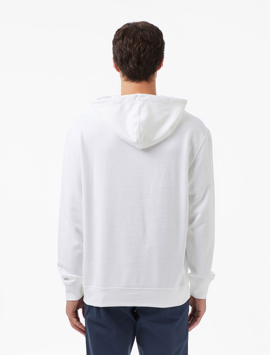 Calvin Klein Terry Graphic Erkek Beyaz Sweatshirt Calvin Klein Terry Graphic Erkek Beyaz Sweatshirt