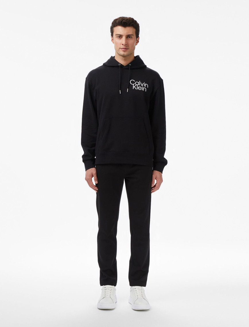 Calvin Klein Terry Graphic Erkek Siyah Sweatshirt Calvin Klein Terry Graphic Erkek Siyah Sweatshirt