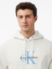 Calvin Klein Monologo Terry Erkek Beyaz Sweatshirt Calvin Klein Monologo Terry Erkek Beyaz Sweatshirt