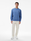 Calvin Klein Terry Badge Erkek Mavi Sweatshirt