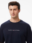 Tommy Hilfiger Logo Erkek Mavi T-Shirt Tommy Hilfiger Logo Erkek Mavi T-Shirt